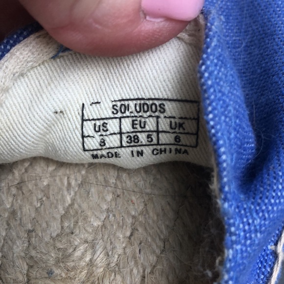 Soludos espadrilles in size 8 in great condition - Picture 7 of 7